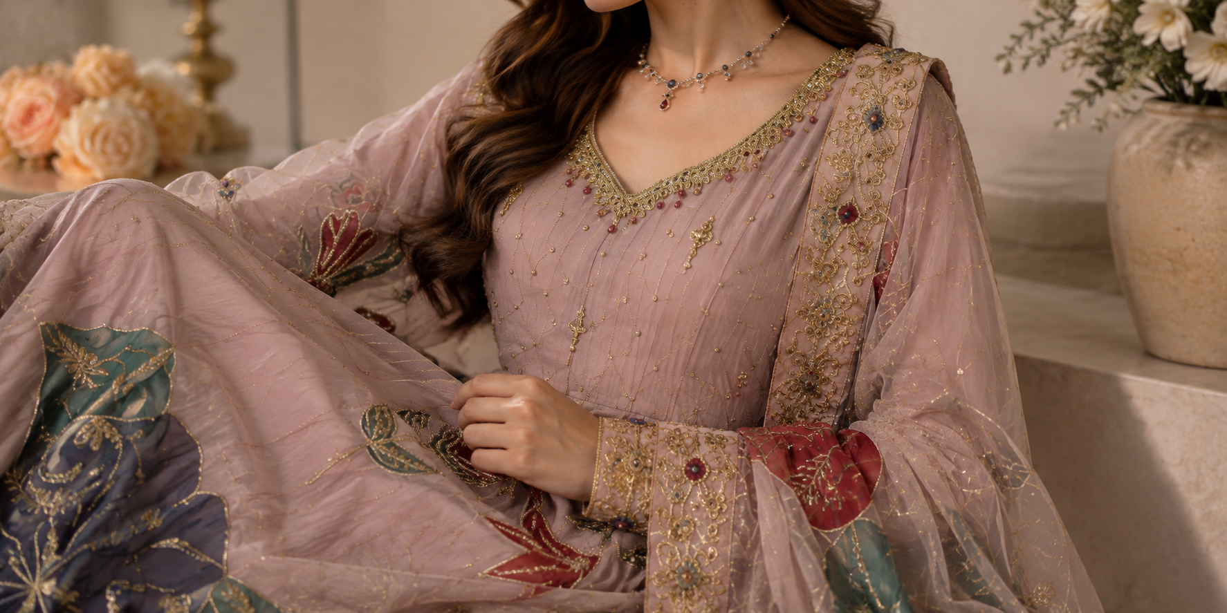 Desifits suit crafted in Pakistan